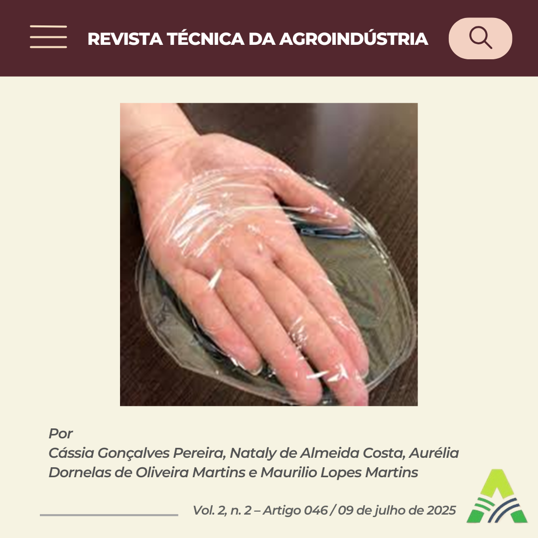 FILME BIODEGRADÁVEL COM QUITOSANA E ÓLEO ESSENCIAL: ALTERNATIVA SUSTENTÁVEL PARA CONSERVAÇÃO DE ALIMENTOS